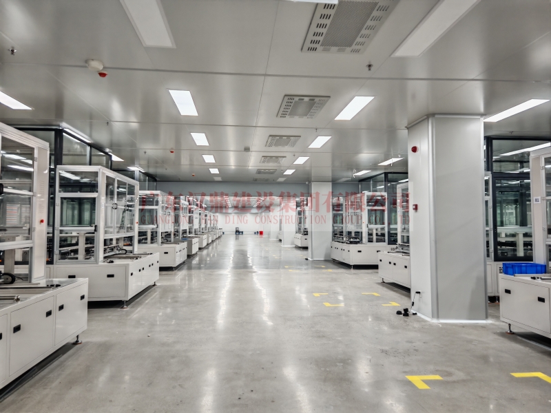 云旗锂能聚合物锂离子电池净化车间
